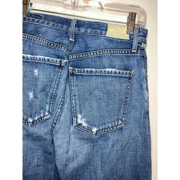 Citizen Of Humanity Liya High Rise Blue Jeans With Distressed Details Sz 25 Wome - Picture 5 of 12